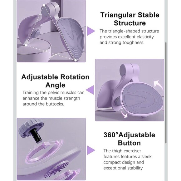 Thigh Trainer Kegel Exerciser Pelvic Floor Postpartum Inner Thigh Toning Workout - Picture 3 of 6